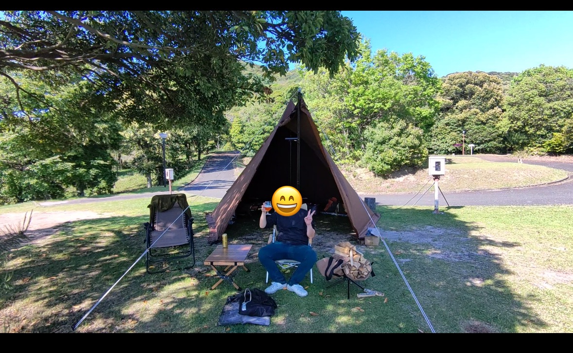 キャンプサイトの写真